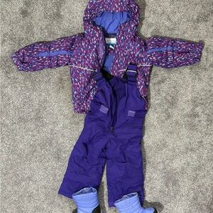 2T Columbia Girls Ski Set